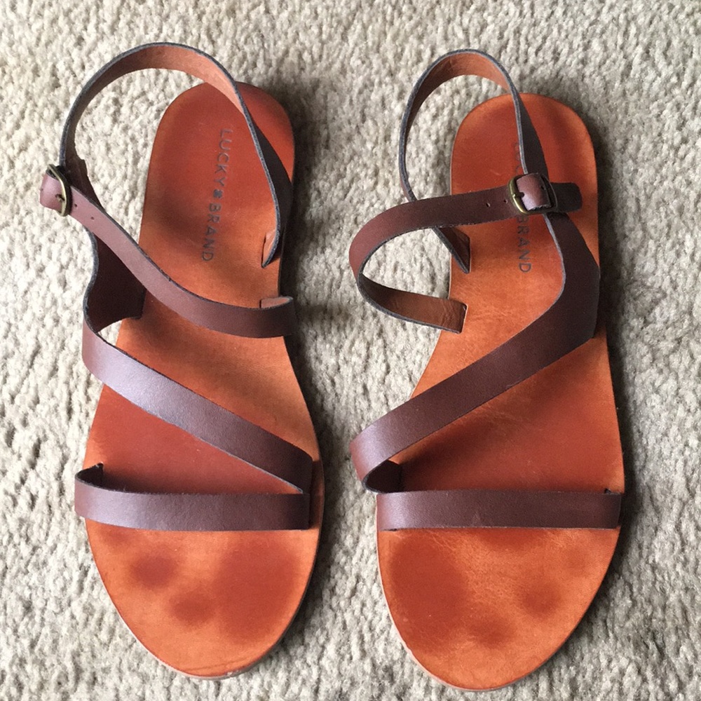 Lucky Brand Size 9 Brown Sandals